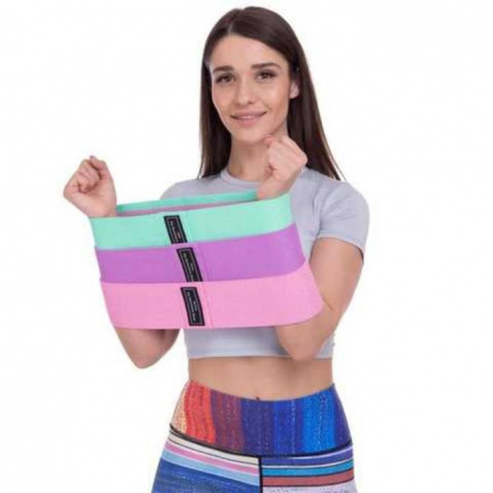 Тканевые фитнес резинки Hip Resistance Bands