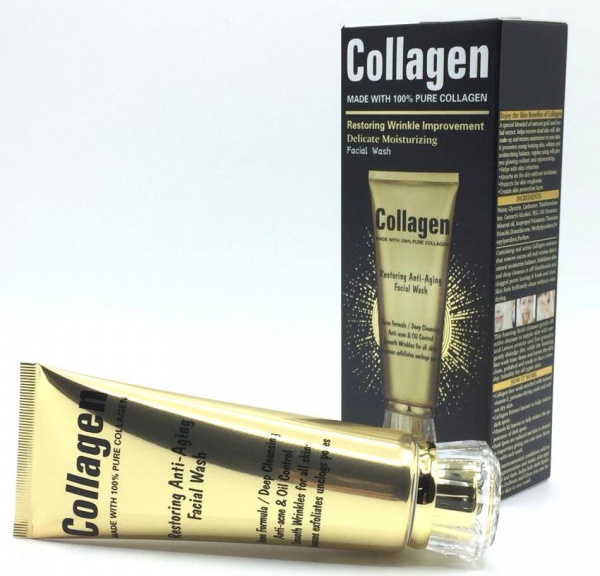 Пенка для умывания антивозрастная с коллагеном Collagen Restoring Anti-Aging Facial Wash