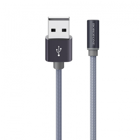 Кабель Borofone BX26 Express USB - micro USB, 1 м серый