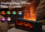 Увлажнитель воздуха с эффектом пламени Flame fireplace aroma diffuser 