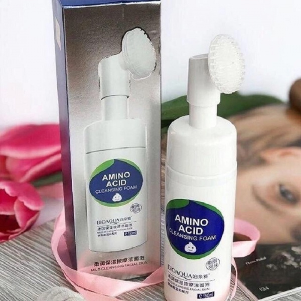 Пенка для глубокого очищения кожи Amino acid cleansing foam Bioaqua