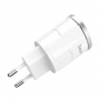 Сетевое зарядное устройство Hoco C38A, 2 USB, 2.4А
