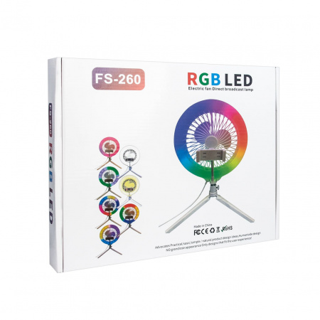 Вентилятор с RGB подсветкой FS-260