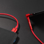 Кабель Borofone BU6 Bracket USB - micro USB, 1.2 м красный