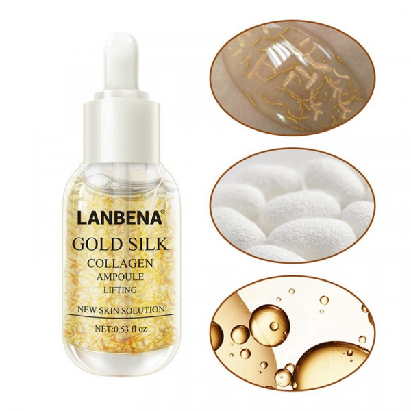 Сыворотка с лифтинг-эффектом Lanbena 24K Gold Ampoule