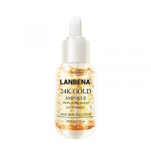 Сыворотка с лифтинг-эффектом Lanbena 24K Gold Ampoule