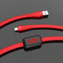 Кабель Hoco S4 USB - micro USB, 1.2 м красный