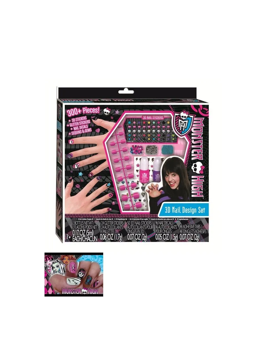 Набор для дизайна ногтей Monster High