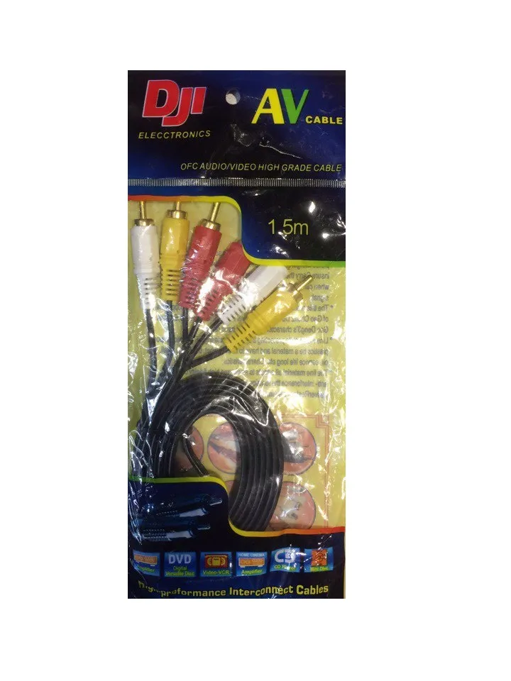 AV кабель 3*3 RCA 1.5м