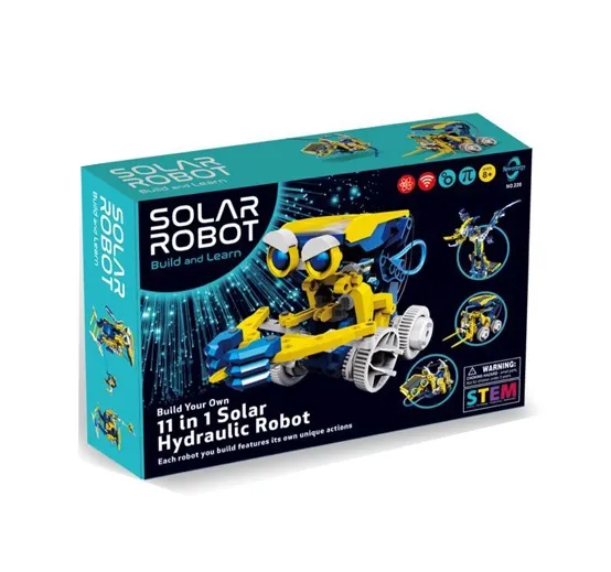 Конструктор Solar Robot Build And Learn stem 11 в 1 на солнечной батарее